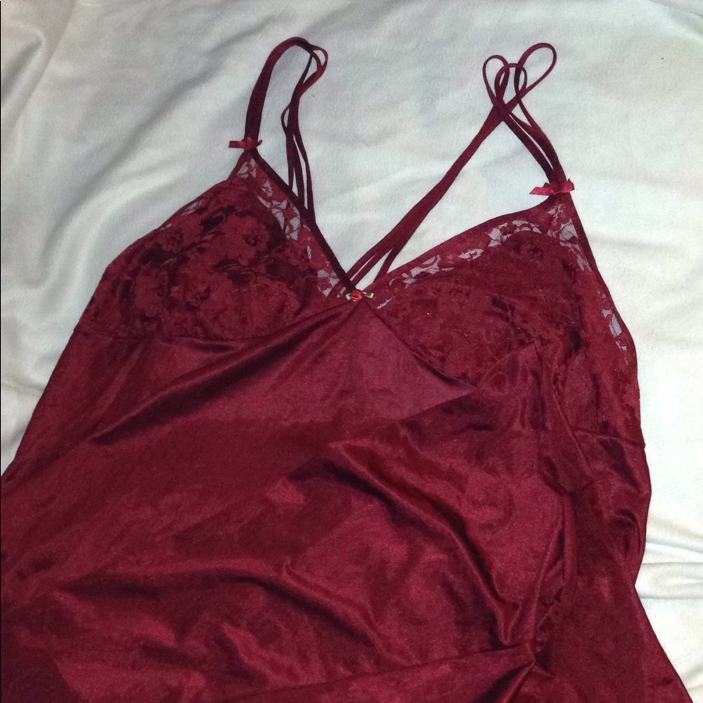 Fire Red Night Gown/Lingerie Sized 3X